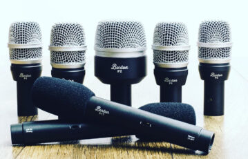 Barton P-Series, 7 Piece Professional Drum Mic Set