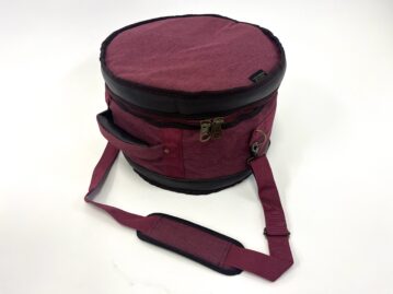 Barton 12X8, Tom Tom Drum Bag - 600D with Faux Leather Trim, Color - Mulberry Truffle