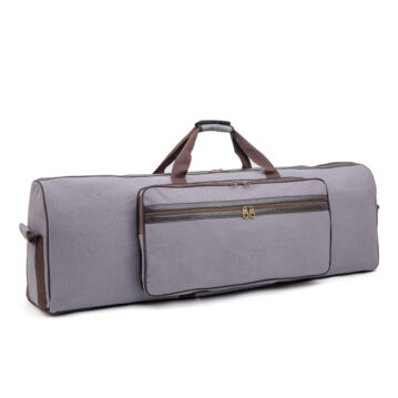 Barton 48"X10"X16" Battle Bag 600D Faux Leather Trim– Flint Gray