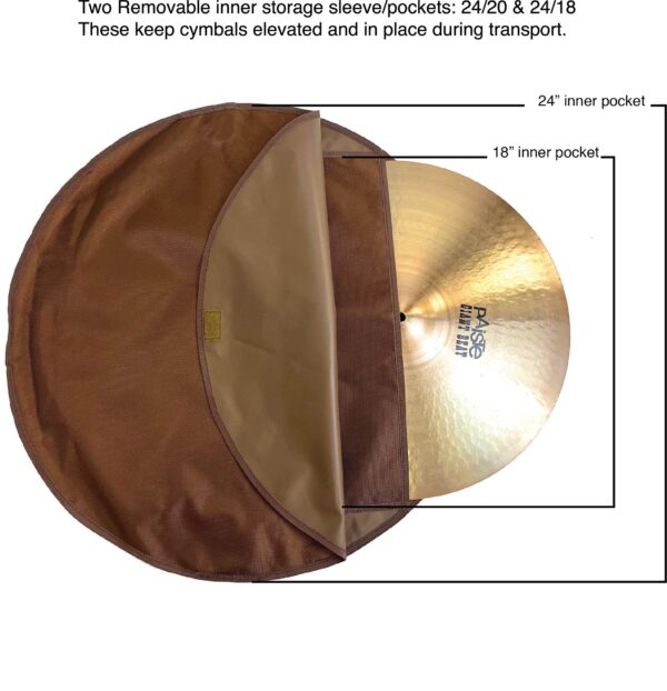 Barton 24/16 Coyote Cymbal-Stick Bag - Image 11