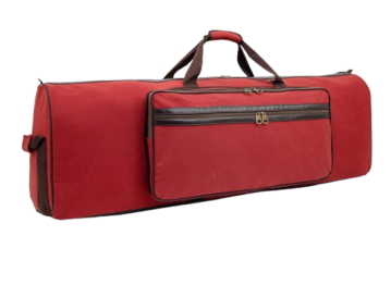 Barton 48"X10"X16" Battle Bag 600D Faux Leather Trim– Brick Red